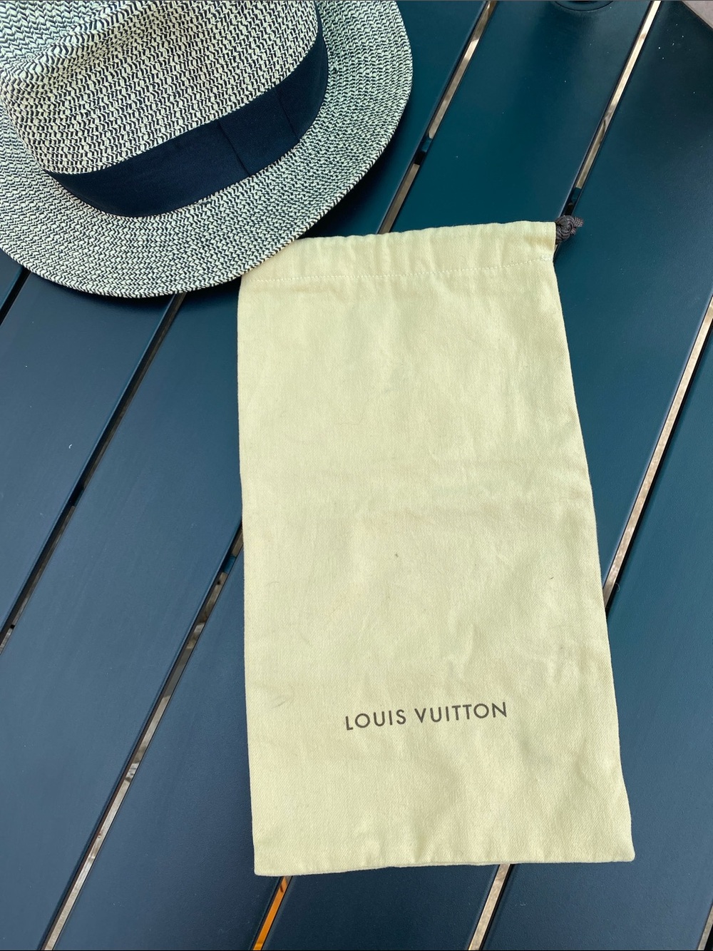 Louis Vuitton Pale cream Yellow Drawstring dust bag / storage Pouch